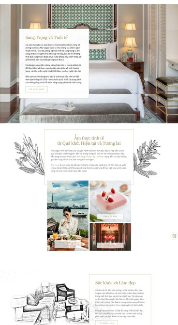 Thiết kế website Mia Sai Gon Luxury Boutique Hotel