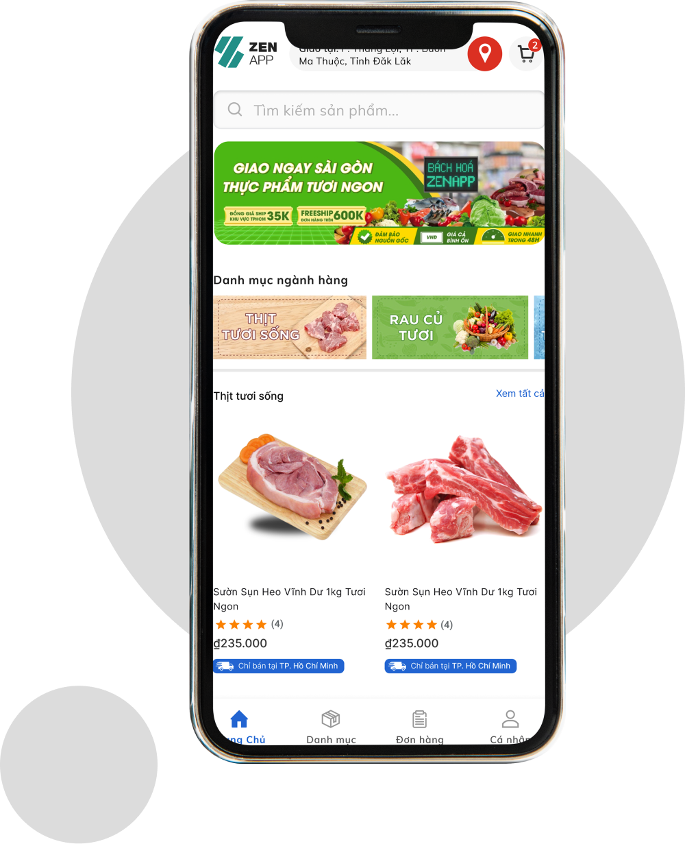 App Siêu Thị Online