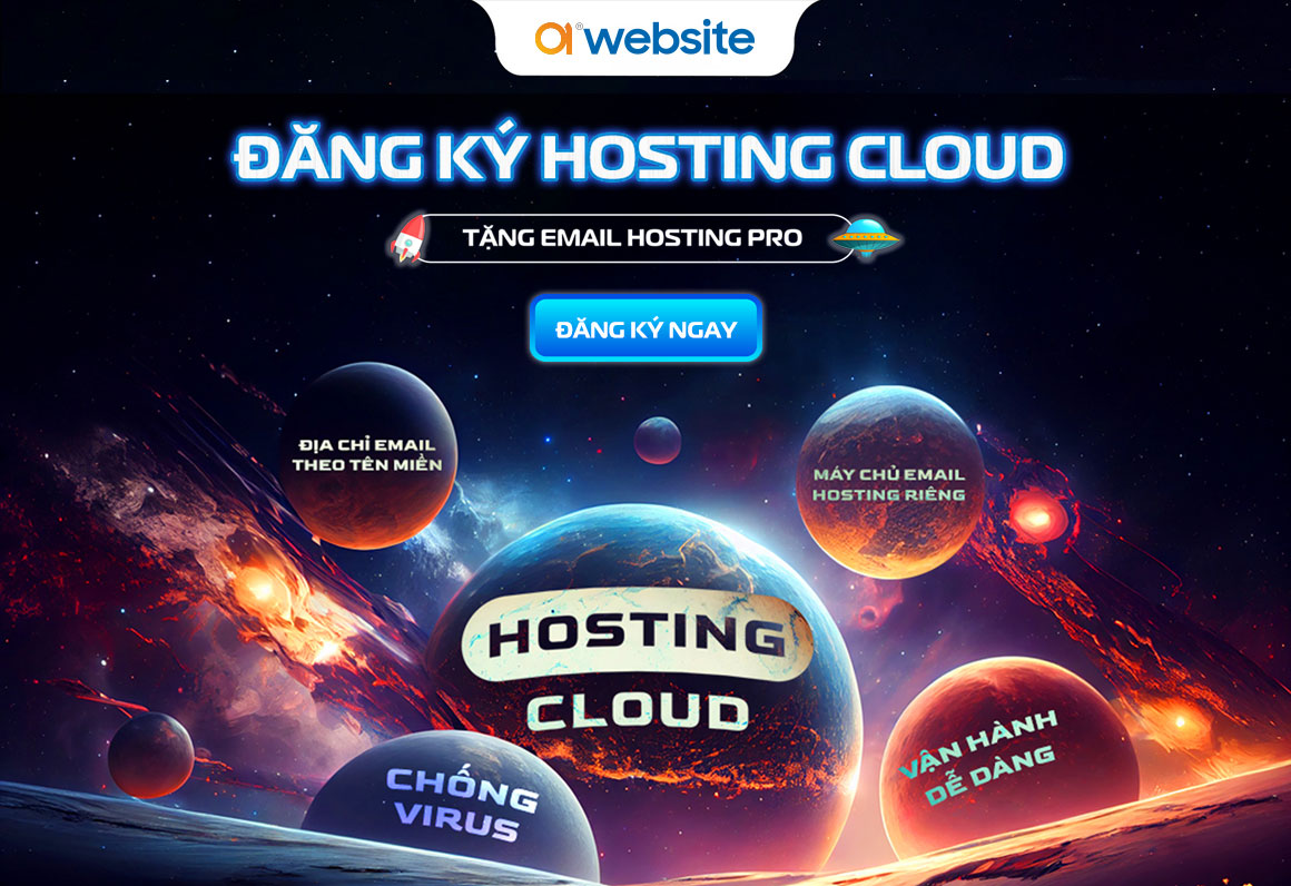 Chương trình Tháng 6: Đăng ký Hosting Cloud - Tặng Email Hosting Pro