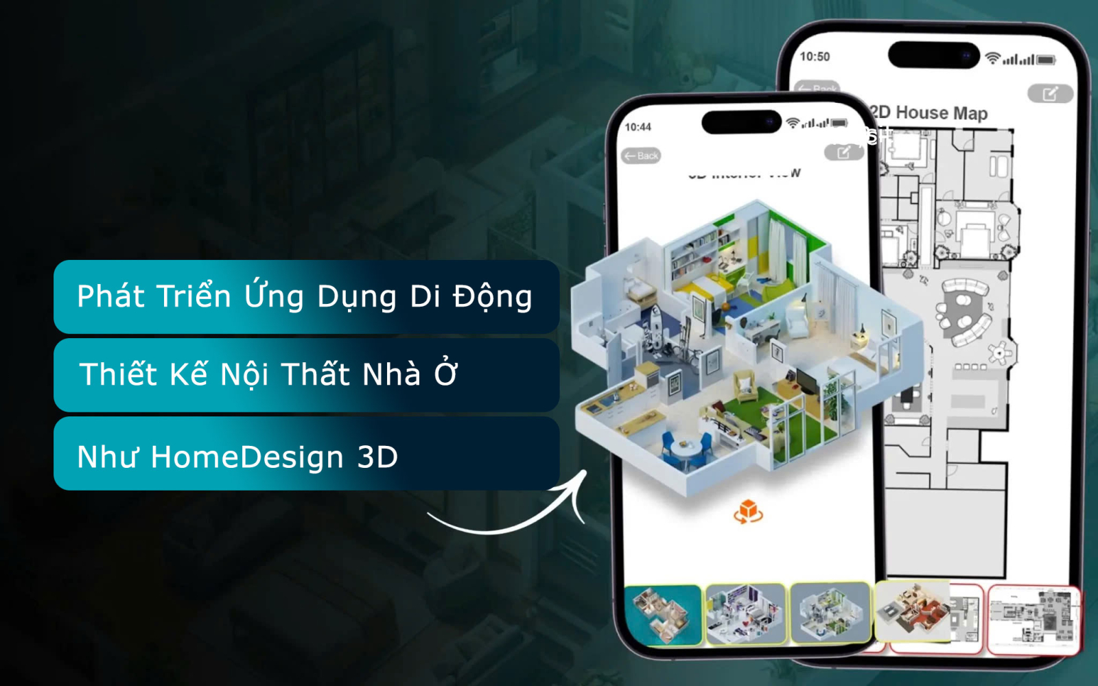 Phát Triển Ứng Dụng Thiết Kế Nội Thất Như HomeDesign 3D