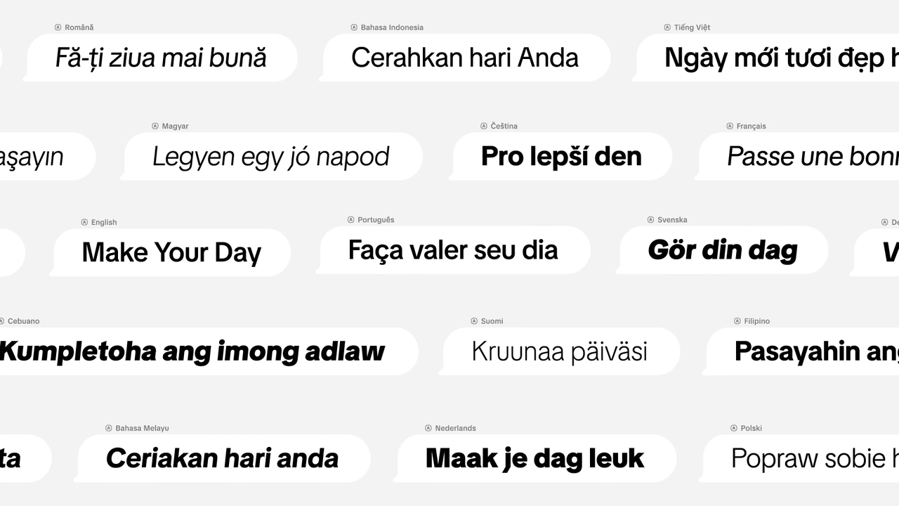 Hỗ trợ đa ngôn ngữ