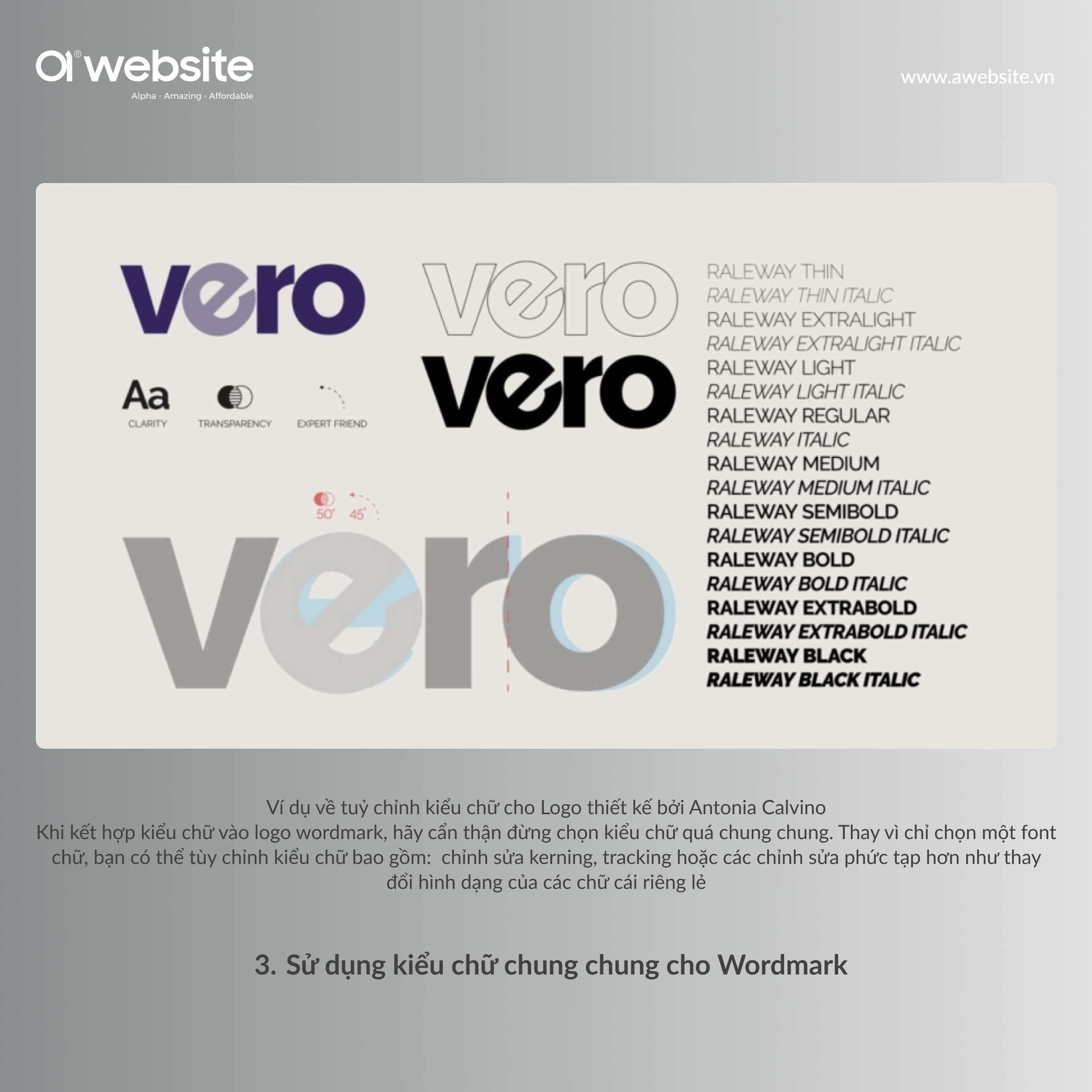 Logo sử dụng workmark chung chung