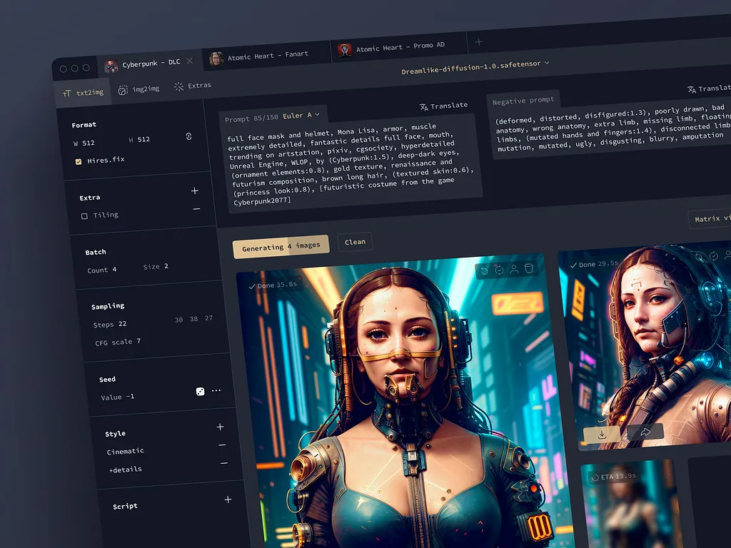 Neural network thiết kế bởi Shakuro