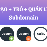 Subdomain là gì? Cách tạo Subdomain trên website