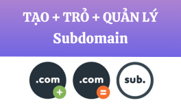 Subdomain là gì? Cách tạo Subdomain trên website