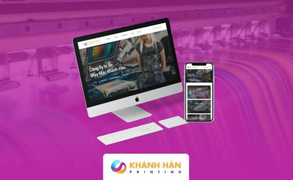 Thiết Kế Website Khánh Hân Printing Chuẩn UX/UI