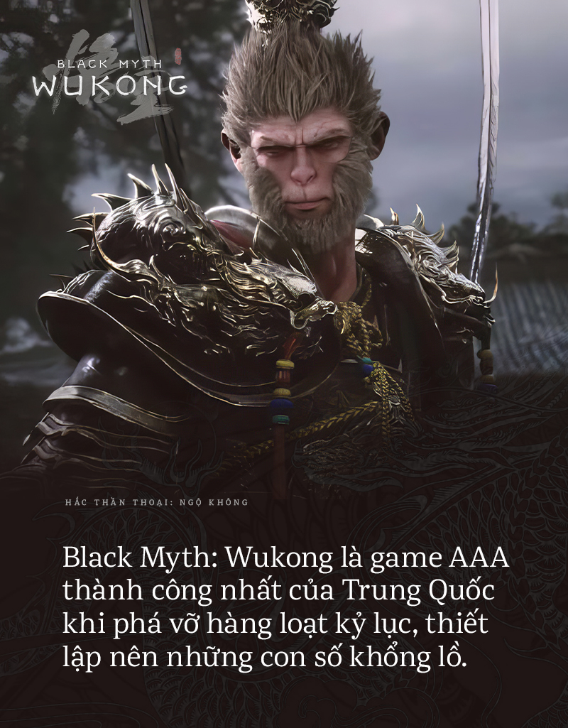 Các con số khủng lồ game Black Myth: Wukong đem lại