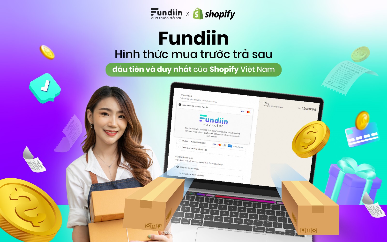 Giải pháp mua trước trả sau duy nhất trên nền tảng Shopify Việt Nam