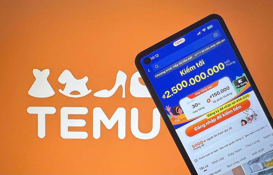 App Temu tại Việt Nam